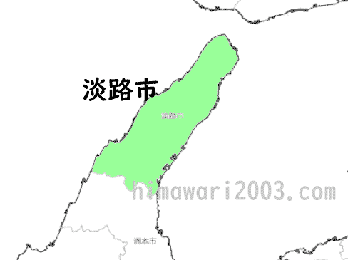 淡路市のマップ