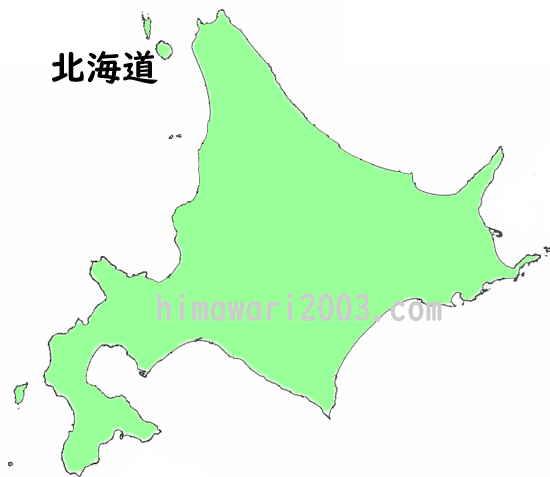 北海道のマップ