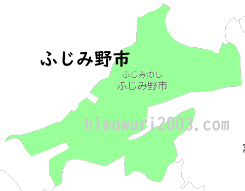 ふじみ野市のマップ