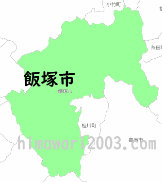 飯塚市のマップ