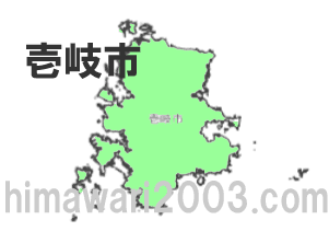 壱岐市のマップ