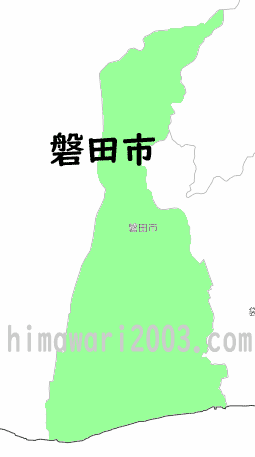 磐田市のマップ
