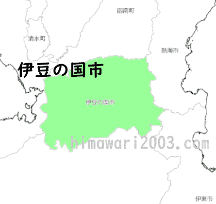 伊豆の国市のマップ