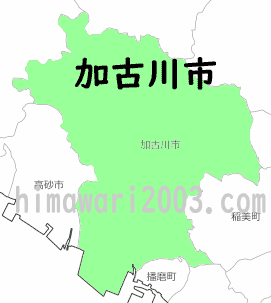 加古川市のマップ