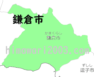 鎌倉市のマップ