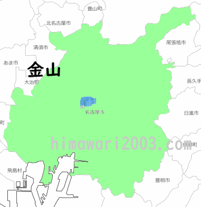 金山のマップ