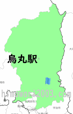 烏丸駅のマップ