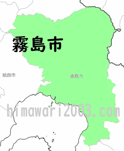 枕崎市のマップ