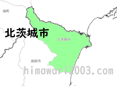 北茨城市のマップ