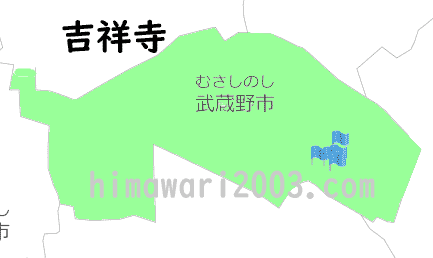 吉祥寺のマップ