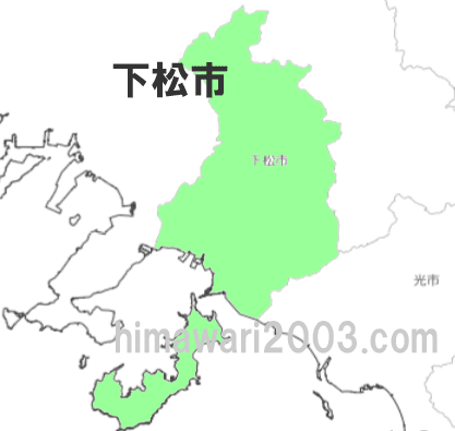 下松市のマップ