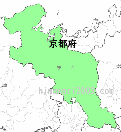 京都府のマップ