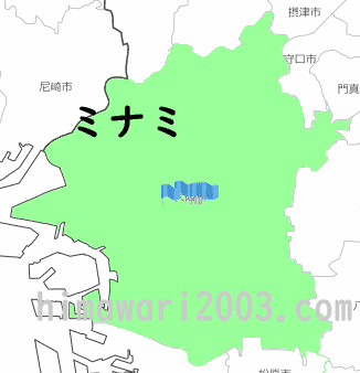 ミナミのマップ