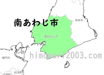 南あわじ市のマップ