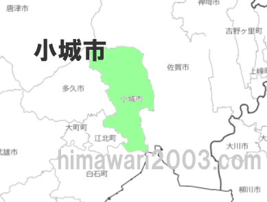 小城市のマップ