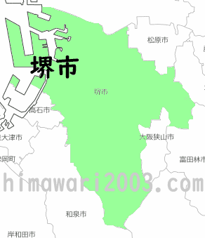 堺市のマップ