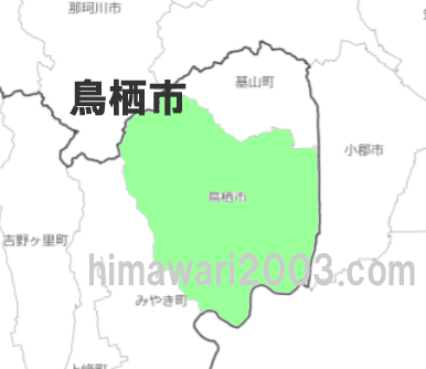 鳥栖市のマップ