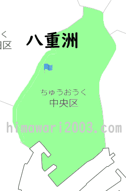 八重洲のマップ