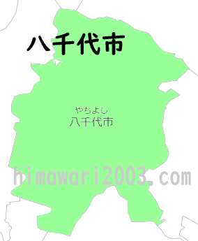 八千代市のマップ